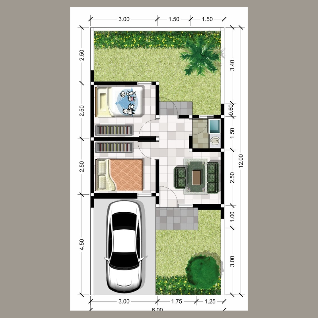 Layout Tipe 30x72